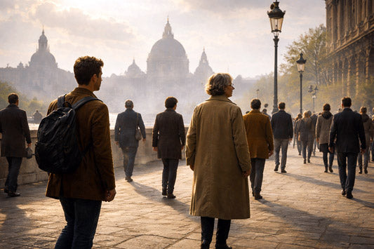 Article banner illustrating the theme of sympathy before partisanship in modern political and moral discourse.