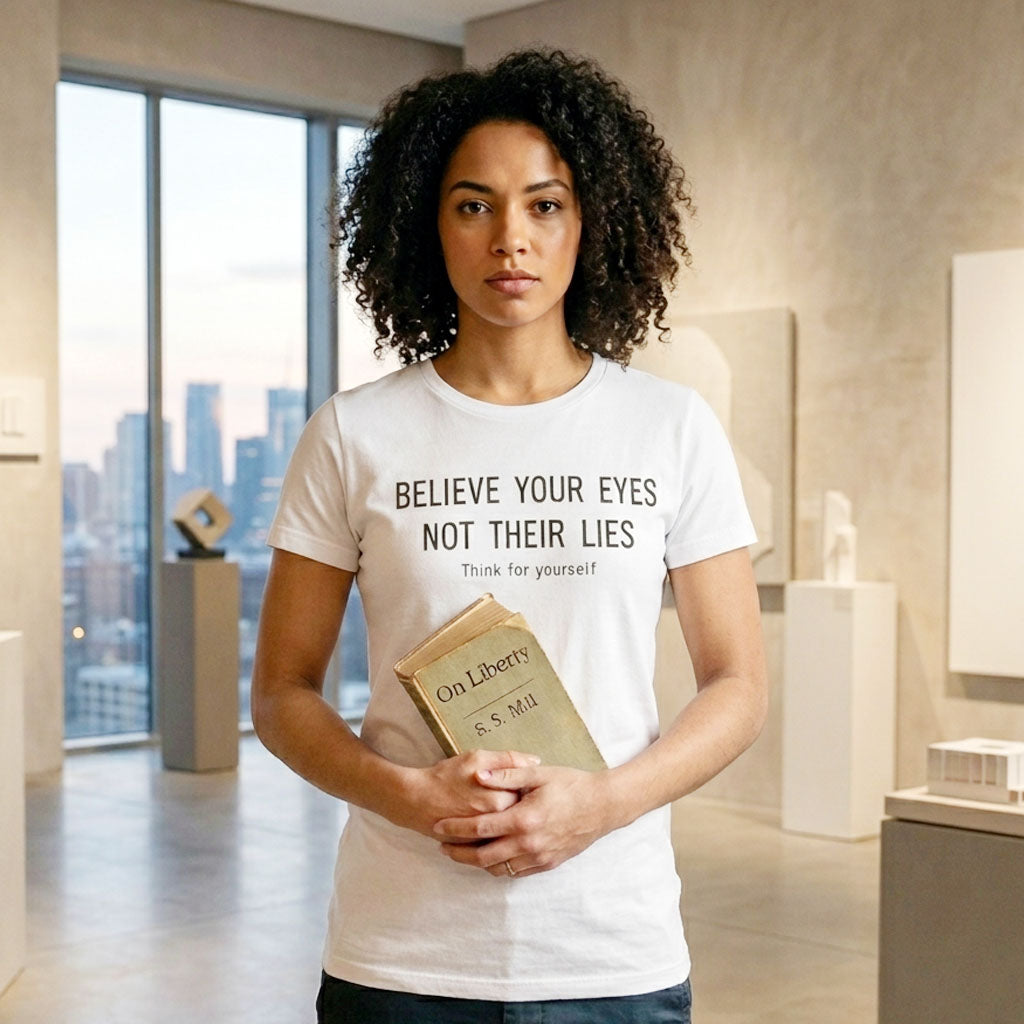 Believe Your Eyes Unisex T-Shirt - Critical Thinking