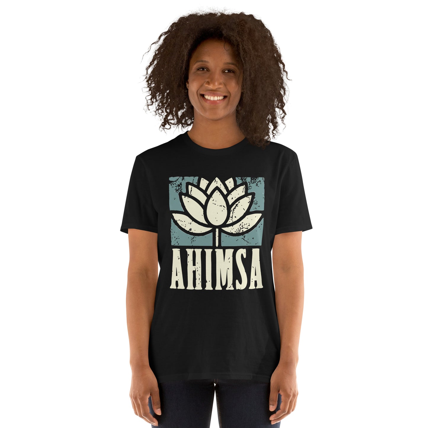 Ahimsa T-Shirt – Distressed Nonviolence Shirt for Peace, Kindness & Compassion
